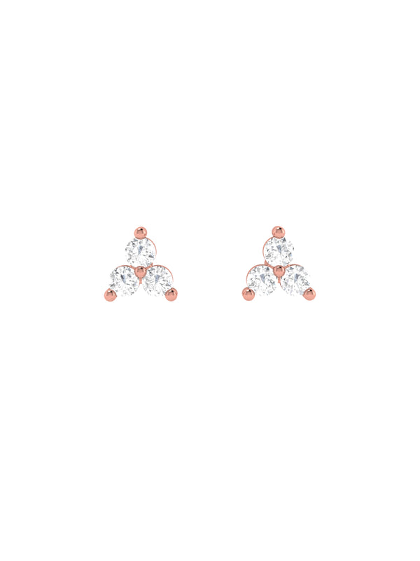Tiny Cluster Diamond Studs