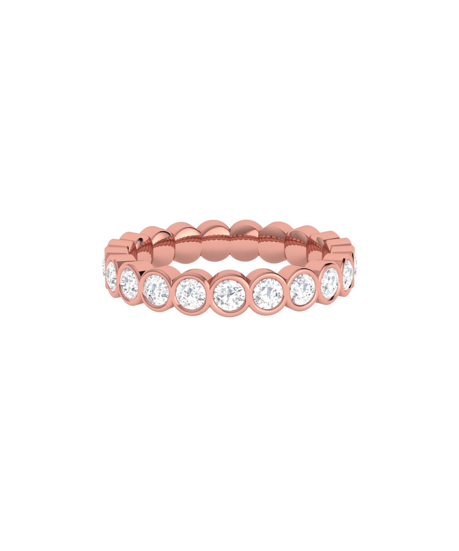 Solid Gold Full Eternity Diamond Band