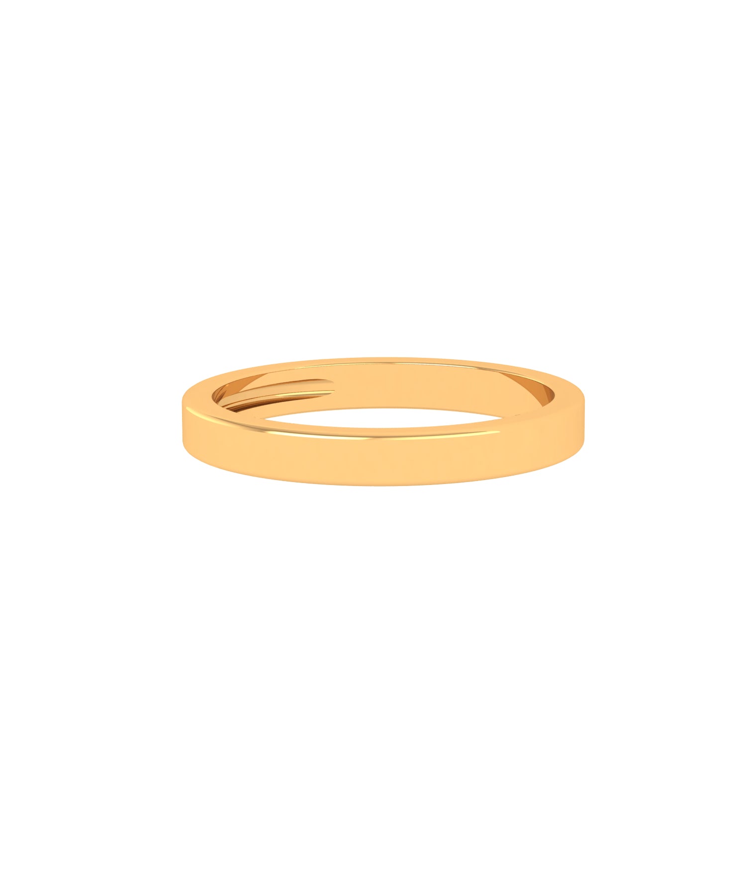 Solid Gold Stackable Unisex Band