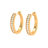 Solid Gold Diamond Ear Cuff