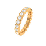 Solid Gold Full Eternity Diamond Band