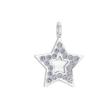 Solid Gold Star Charm