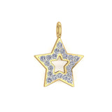 Solid Gold Star Charm