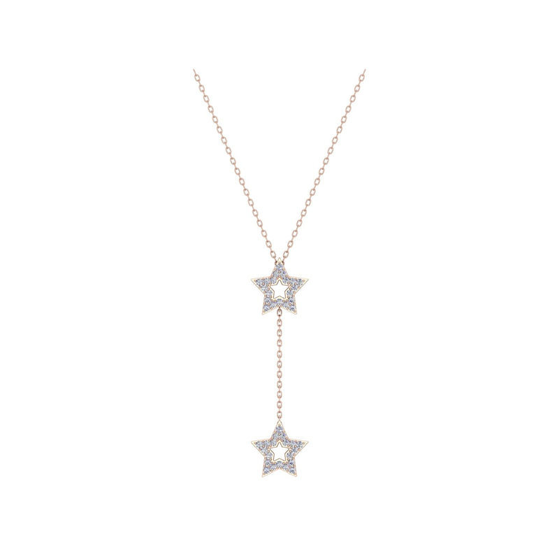 Diamond Star Lariat & Y Necklace