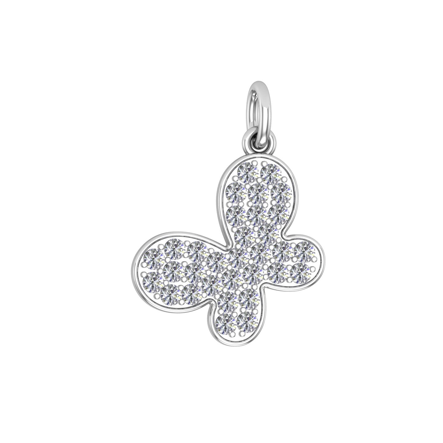 Solid Gold Butterfly Charm