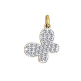 Solid Gold Butterfly Charm