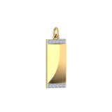 Solid Gold Engravable Charm