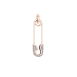 Solid Gold Safety Pin Charm