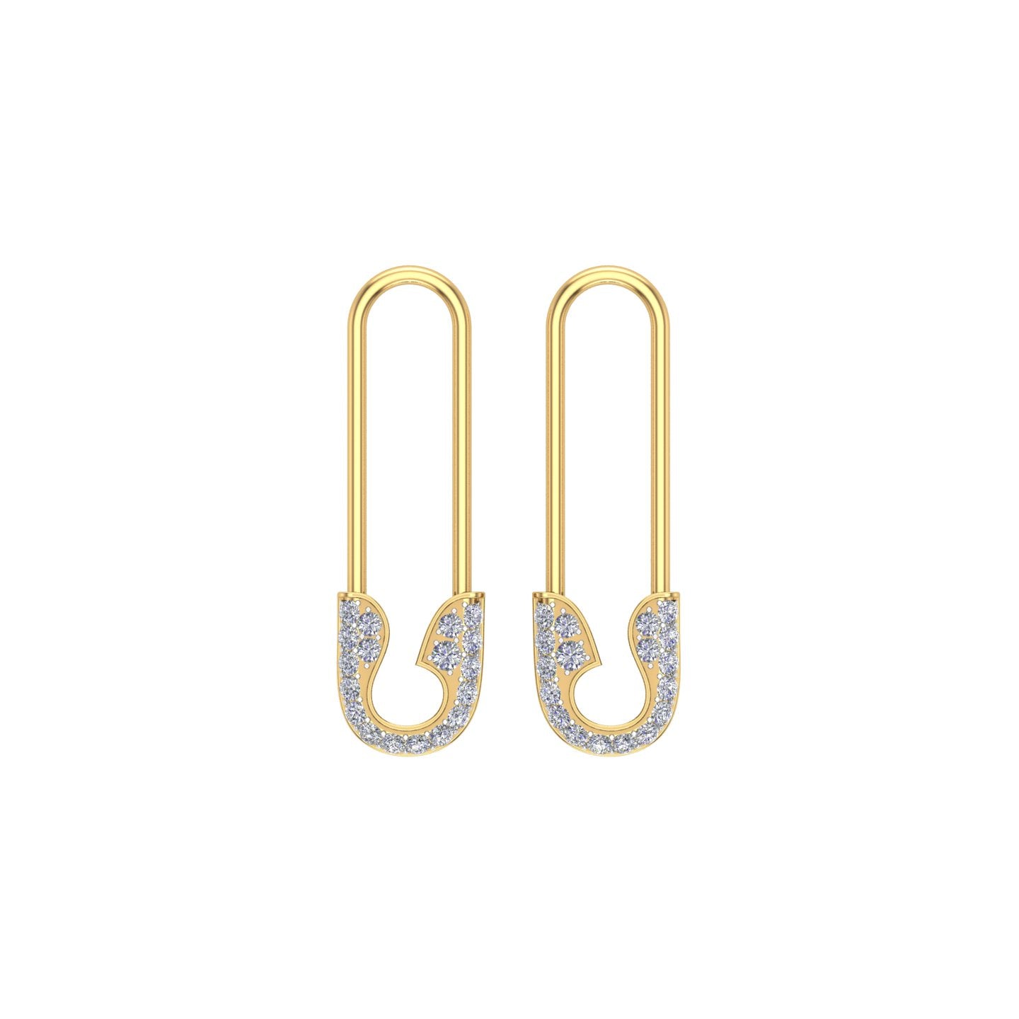 Safety First - Gold Safety Pin Earrings | Minimalist Gold Safety Pin D –  Amelie Owen