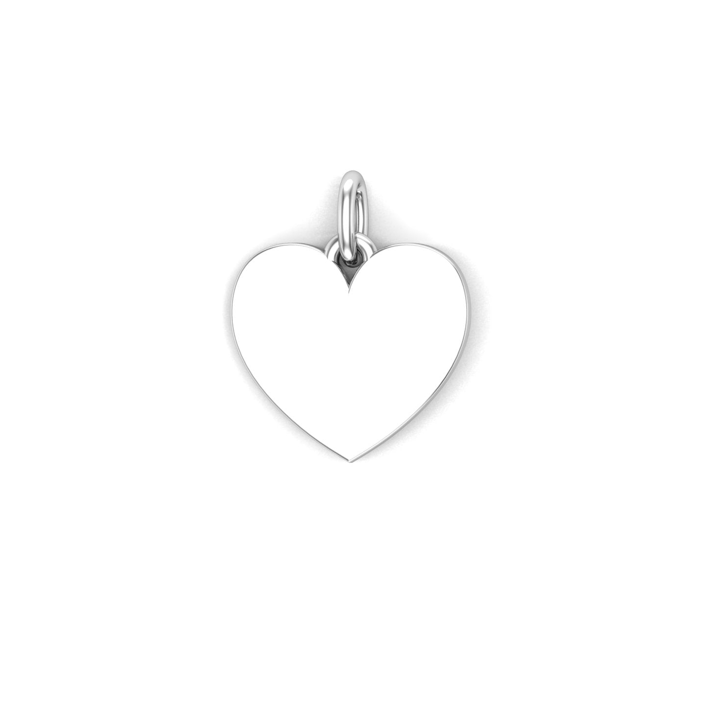 Solid Gold Heart Charm