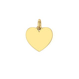 Solid Gold Heart Charm