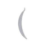 Solid Gold Crescent Moon Charm