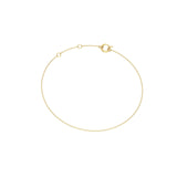 Solid Gold Charmer Bracelet - Thin