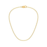 Solid Gold Charmer Bracelet - Thick