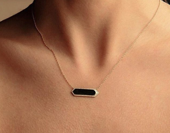 Pave Diamond Personalized Necklace