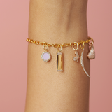 Solid Gold Engravable Charm