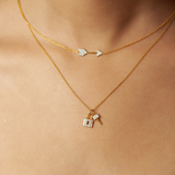 Solid Gold Key Charm