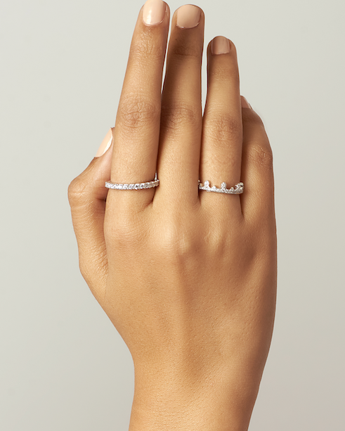 Crown Diamond Ring