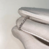 Solid Gold Diamond Minimalist Wedding Band