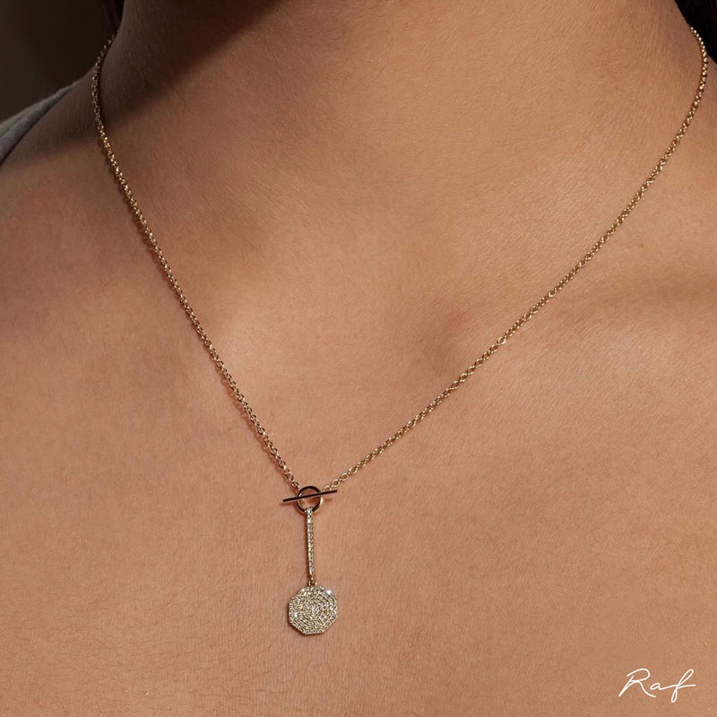Diamond Octagon Necklace
