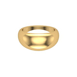 Solid Gold Dome Ring