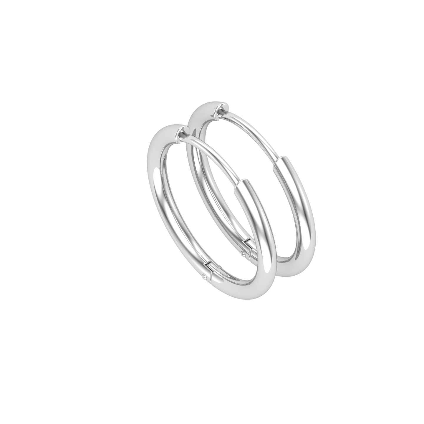 Solid Gold Charmer Huggie Earrings