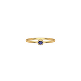 Solid Gold Sapphire Promise Ring