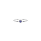 Solid Gold Sapphire Promise Ring