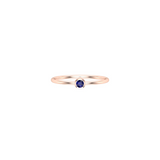 Solid Gold Sapphire Promise Ring